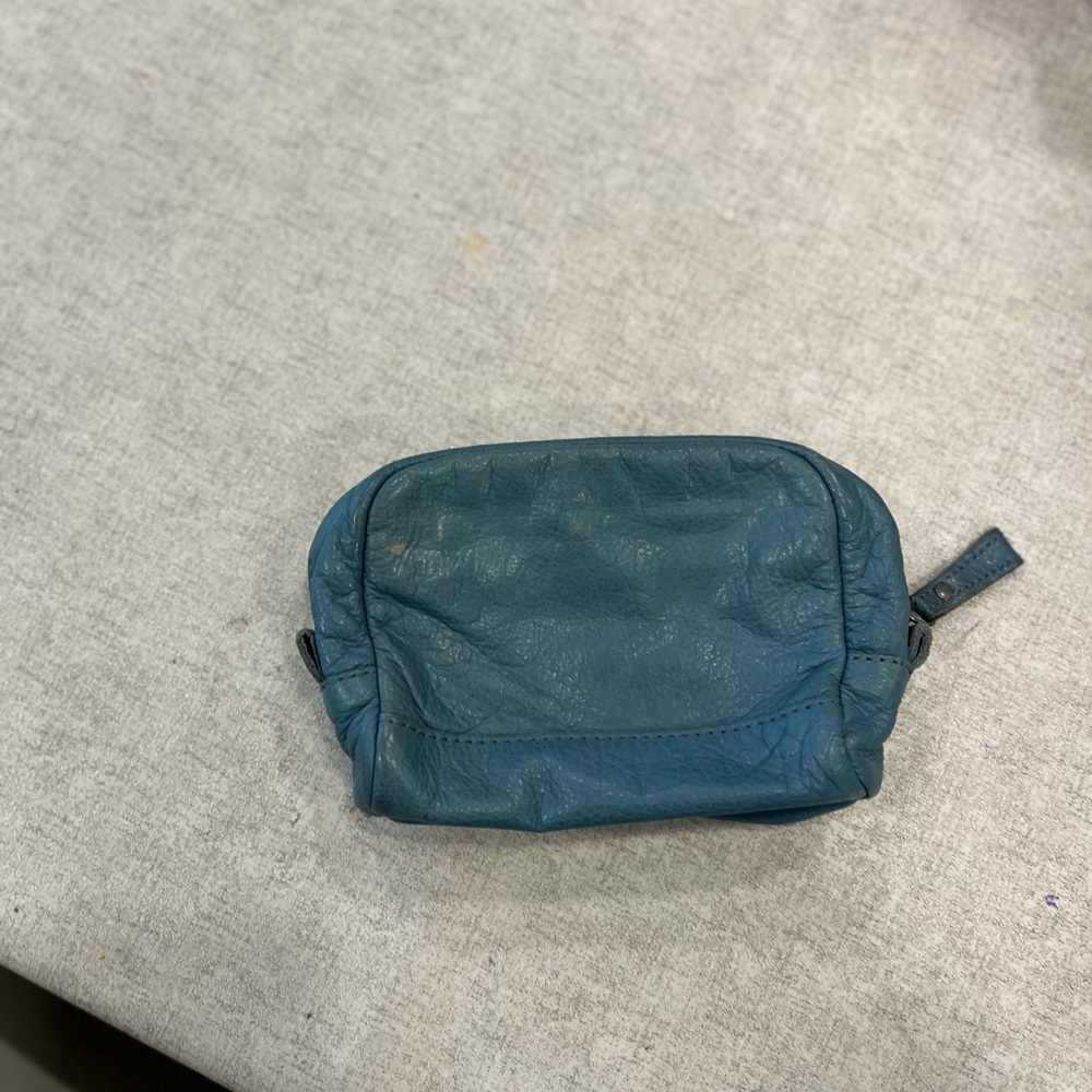 Liebeskind Teal Leather Pouch - Picture 3 of 5